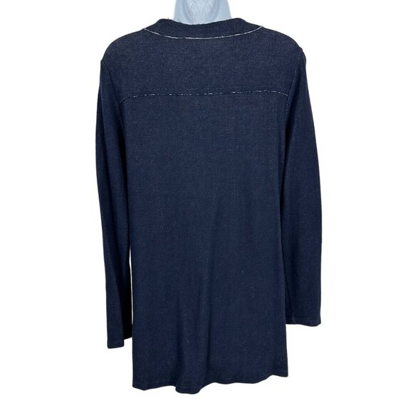 Soft Surroundings Long Sleeve Mixed Button Pocket Tunic Size S - Picture 2 of 8